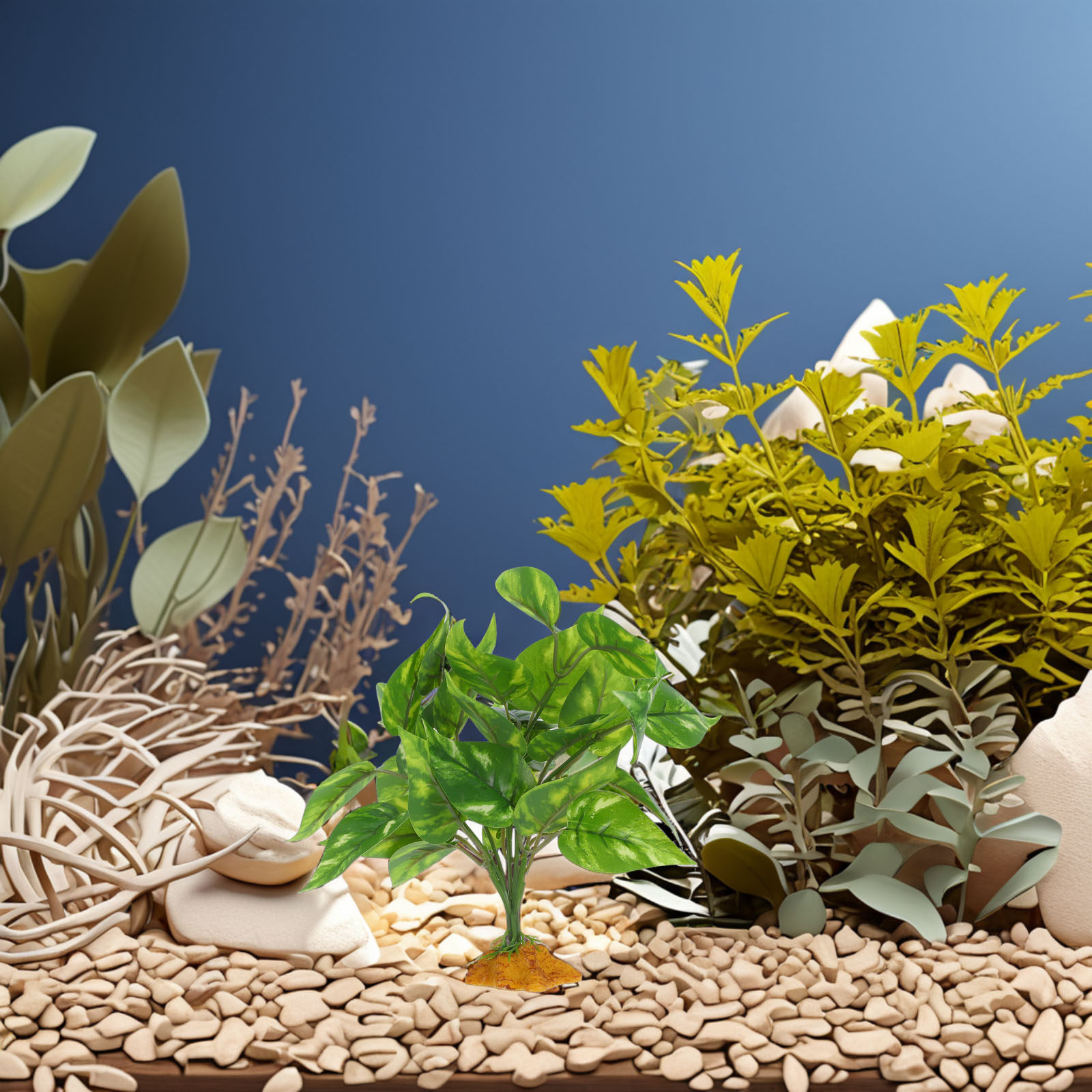 Non Planted Aquarium Fish - Bezpieczne, nietoksyczne, realistyczne sztuczne rośliny do