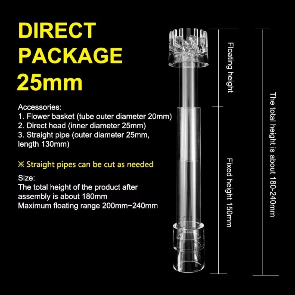 Aquarium Planted Tank Filter - Przepływ wejściowy i wyjściowy wody w