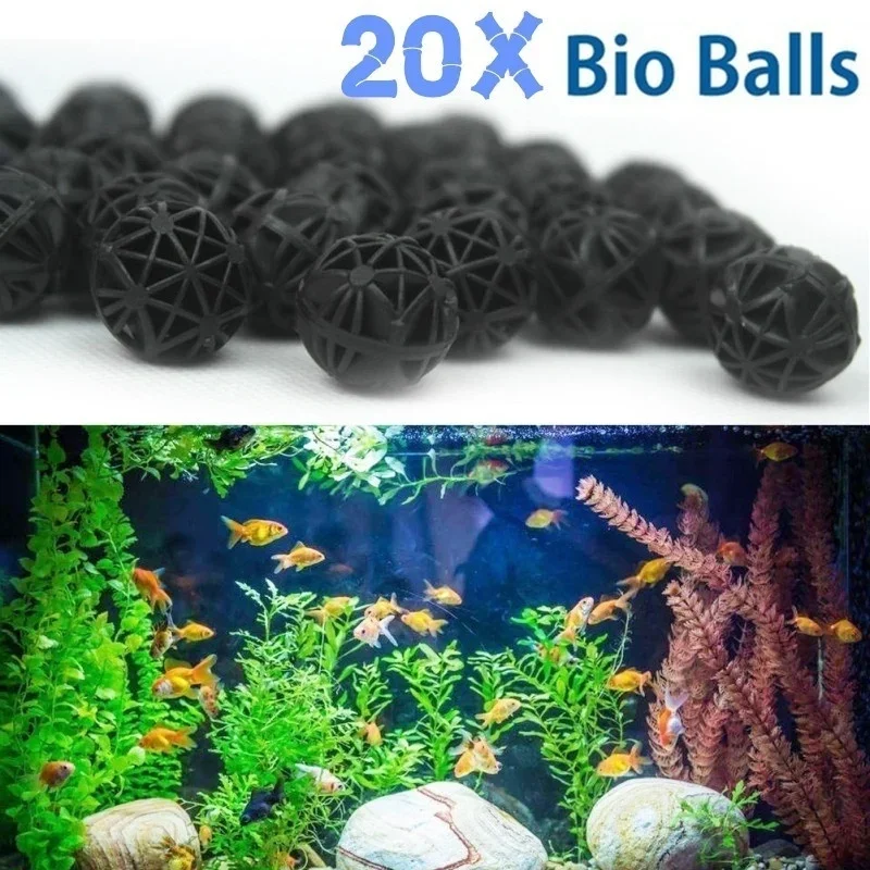 Aquarium Planted Tank Filter - 20 szt. 16mm Filtry Bio Balls