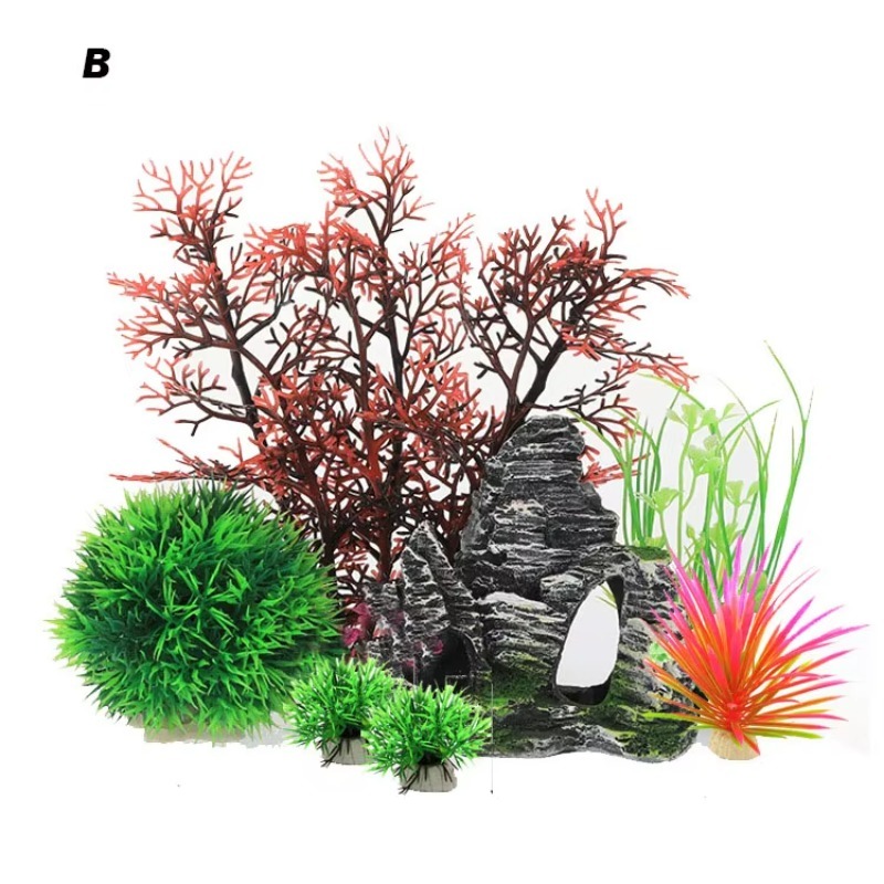 10 szt. Popularne, nowe plasti – Planted Aquarium With Rocks recenzja i cena