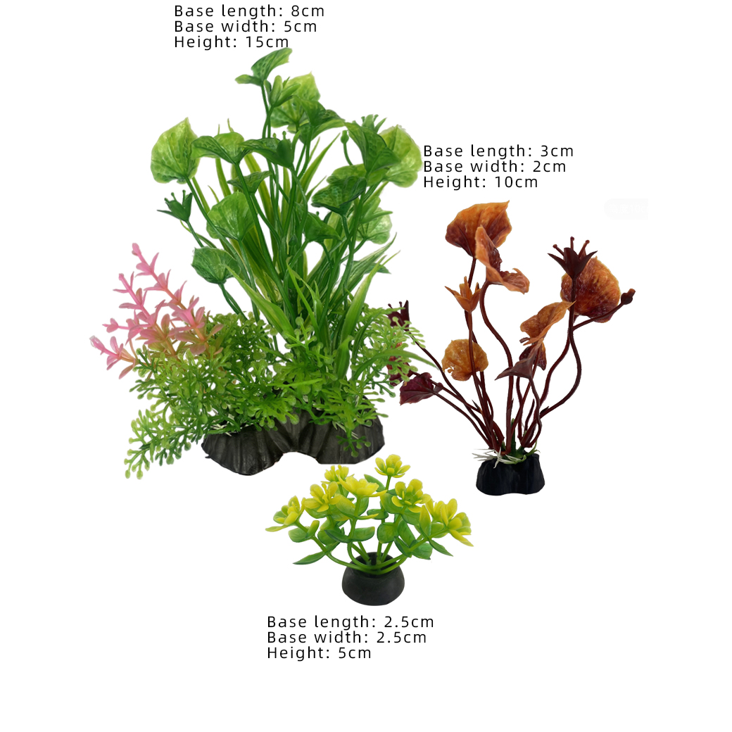3 szt. Sztuczne rośliny do akw – Aquarium Plant Yellowing recenzja i cena
