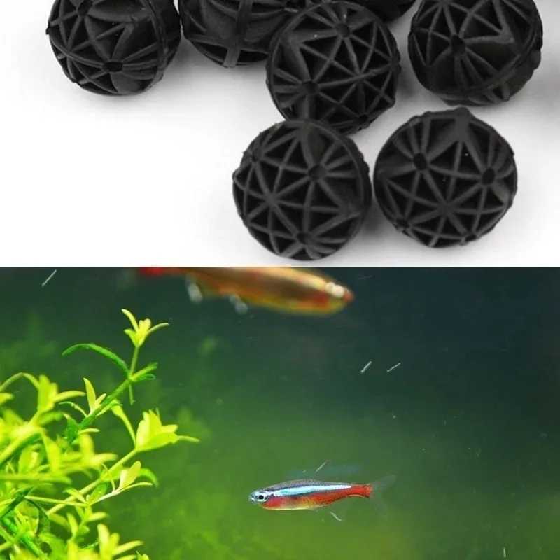 20 szt. 16mm Filtry Bio Balls  – Aquarium Planted Tank Filter recenzja i cena